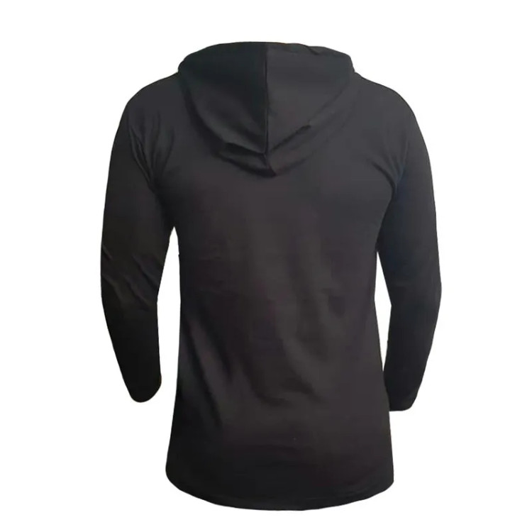 تیشرت کلاه دار آستین بلند مردانه طرح ولوو | سفید، مشکی، زرد