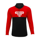 تیشرت آستین بلند مردانه یقه ایستاده طرح ولوو جنس جودون دو رنگ شیک و اندامی