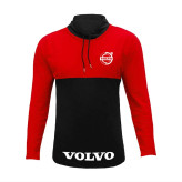 تیشرت آستین بلند مردانه یقه ایستاده طرح ولوو جنس جودون دو رنگ شیک و اندامی