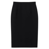 دامن فون زنانه کرپ آبی کاربنی مجلسی شیک زنانه