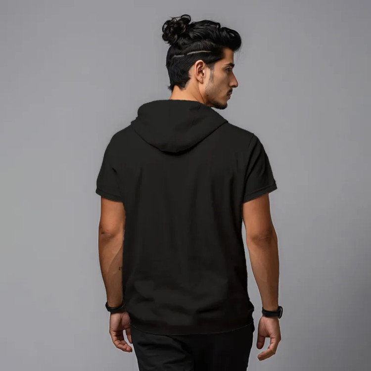 تی شرت کلاه دار مردانه مدل 14021207a