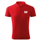 پولوشرت مردانه آستین کوتاه یقه دکمه دار طرح CAT | تن پوش شیک و با کیفیت