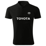 پولوشرت مردانه آستین کوتاه طرح تویوتا، یقه دکمه دار، ضد حساسیت و آبرفت