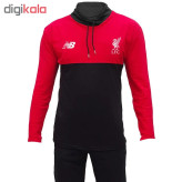 تیشرت آستین بلند مردانه جودون دورنگ یقه ایستاده طرح لیورپول