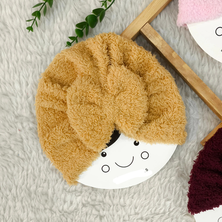 توربان پولیشی پاپیون دار نوزاد و کودک مناسب پاییز و زمستان