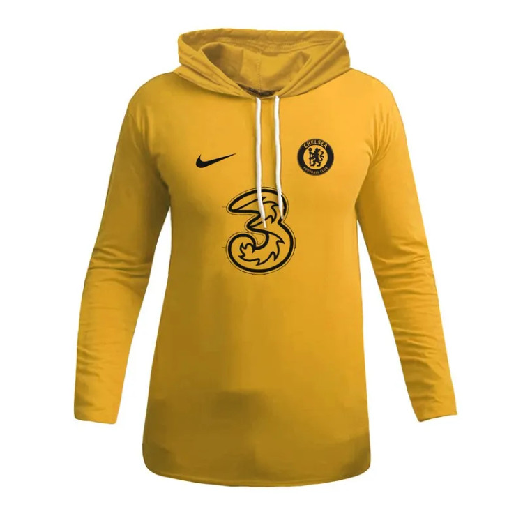 تیشرت لانگ کلاه دار طرح چلسی آستین بلند مردانه زنانه