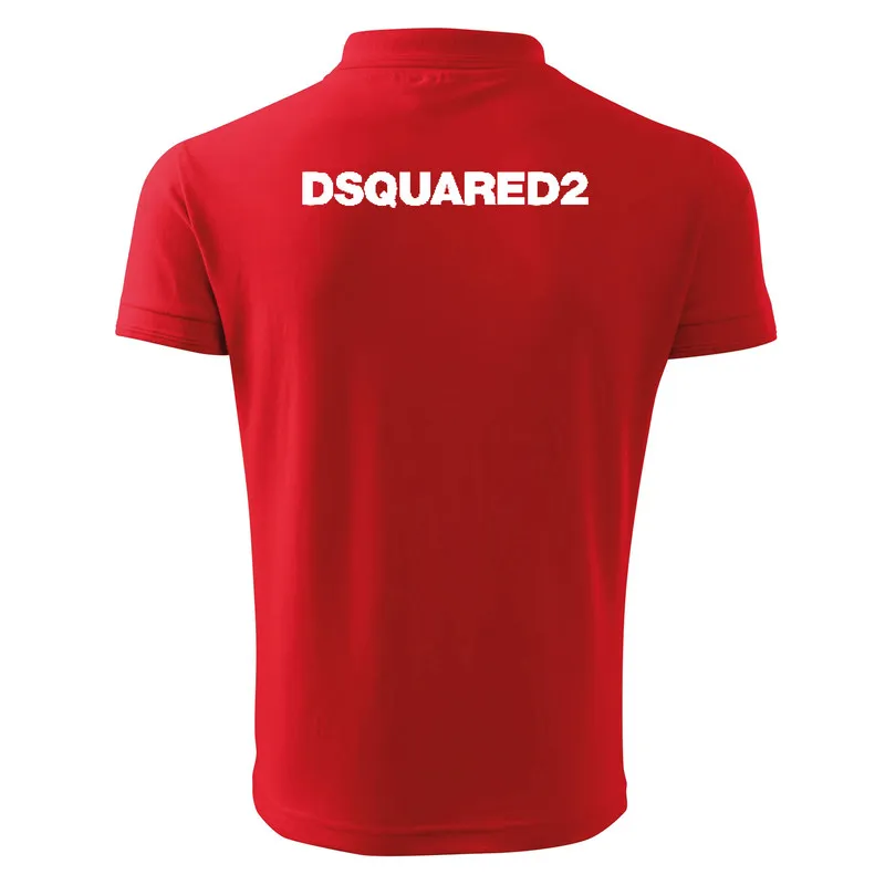 پولوشرت آستین کوتاه مردانه مدل DSQ کد 8698
