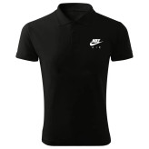 پولوشرت مردانه آستین کوتاه مشکی طرح دار جودون مدل Ni کد 89789