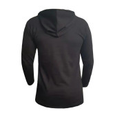 تیشرت کلاه دار مردانه طرح Fila مناسب چهار فصل - سفید و مشکی