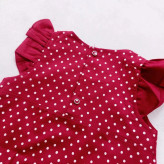 ست سارافون و شورت دخترانه طرح گربه خالدار نخی خنک