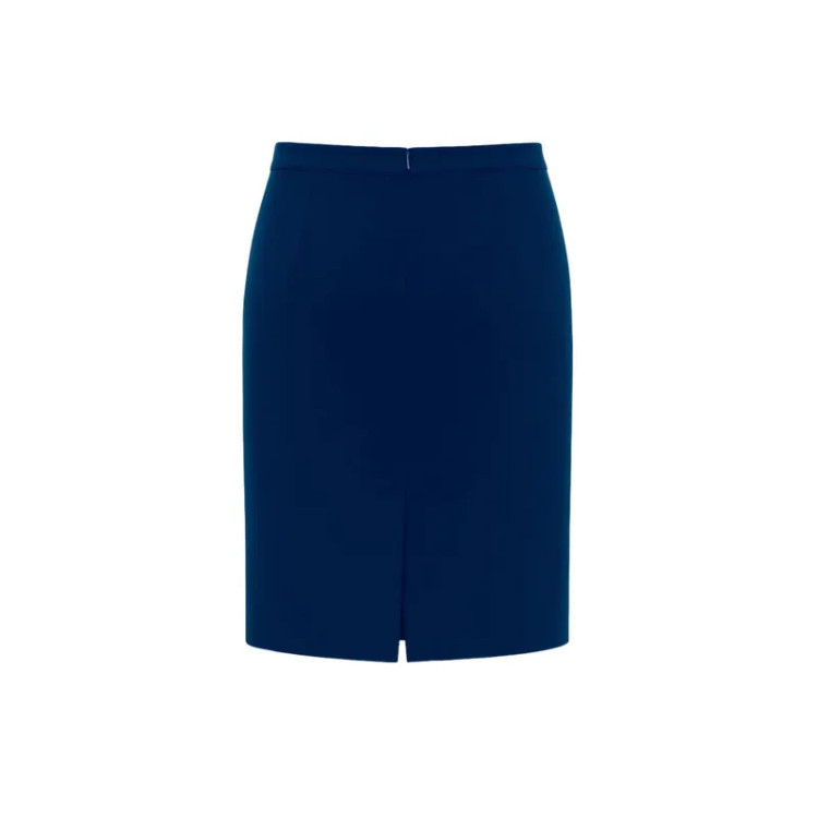 دامن فون زنانه کرپ سرمهای روشن شیک مجلسی و روزمره