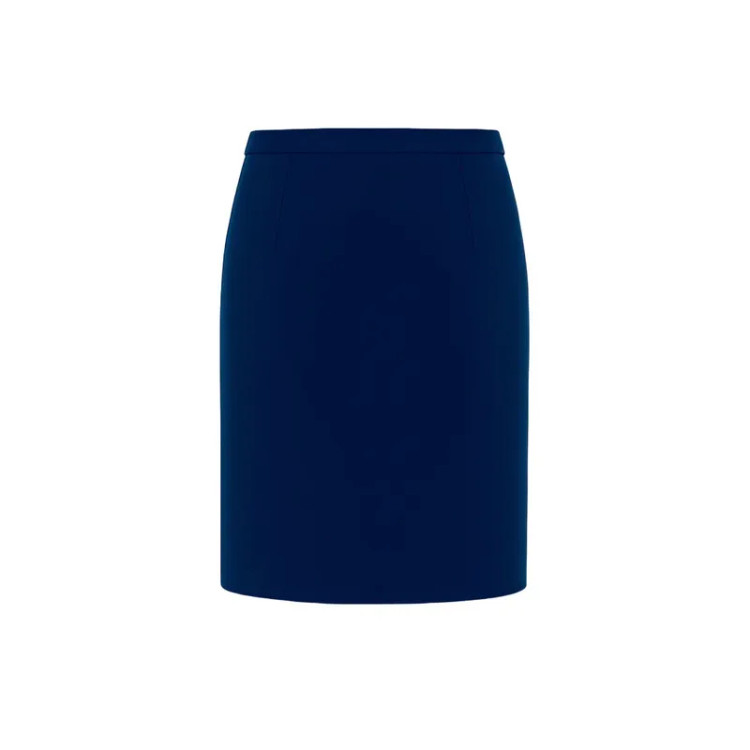 دامن فون زنانه کرپ سرمهای روشن شیک مجلسی و روزمره