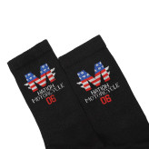 جوراب نخی مردانه فری سایز طرح پرچم آمریکا مدل M06