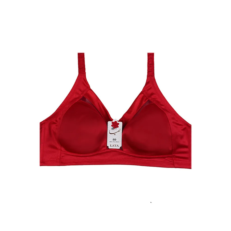 سوتین زنانه کاپ B بدون فنر پرسی جنس سوزنی سایزبندی 75 تا 85