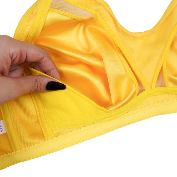 سوتین زنانه کاپ B بدون فنر پرسی جنس سوزنی سایزبندی 75 تا 85