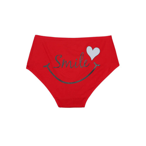 شورت اسلیپ نخی زنانه طرح لبخند سایز 4XL