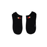 جوراب زنانه طرح گل گلدوزی شده مشکی فری سایز مناسب 36 تا 40