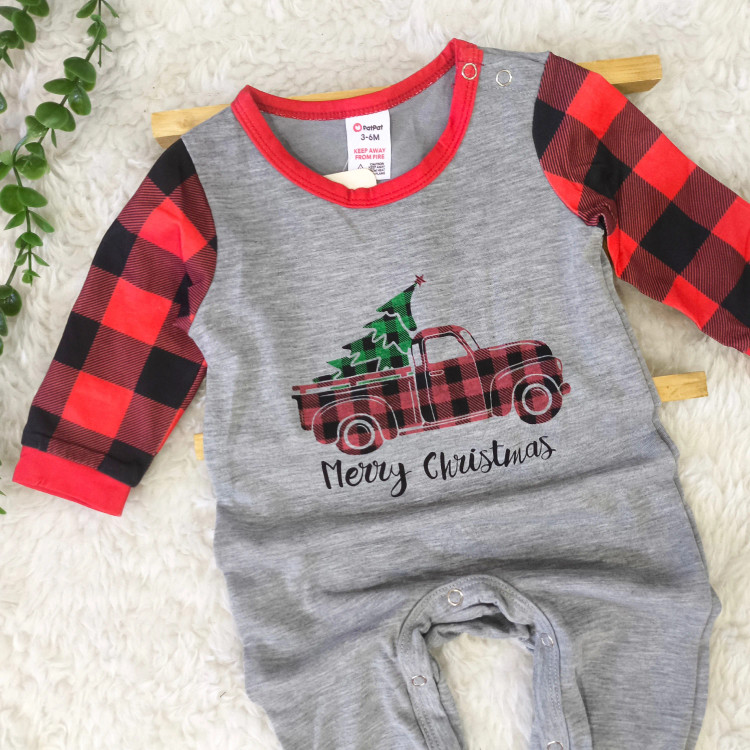 سرهمی پسرانه طرح کریسمس نخ پنبه لطیف سایز 3 تا 6 ماه